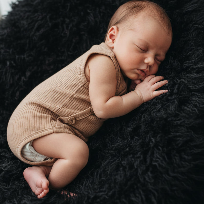 Newborn Baby Solid Bodysuit Kids Clothes Boys Girl Jumpsuit