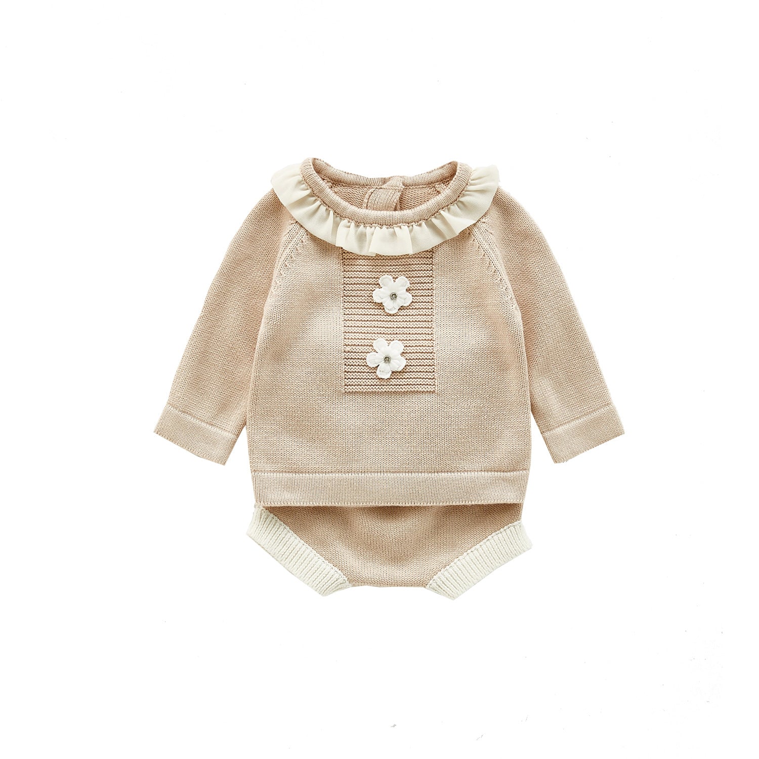 Children's knitted sweater suit