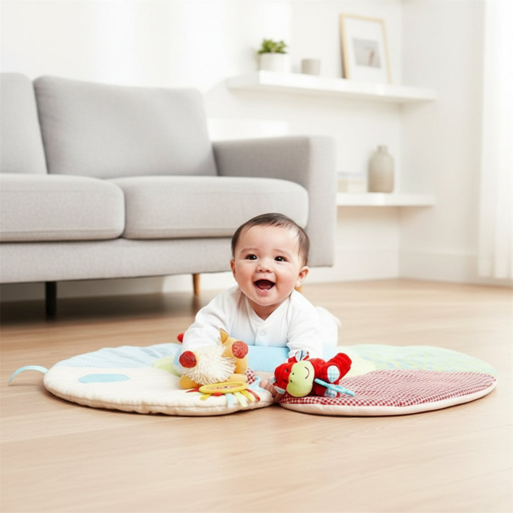 Velvet Touch Inflatable Baby Play Blanket Exclusive