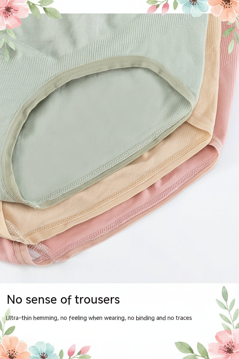Thin Breathable Cotton Crotch Belly Support Postpartum Pregnant Women Seamless Underwear