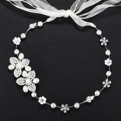 Creative handmade pearl headband