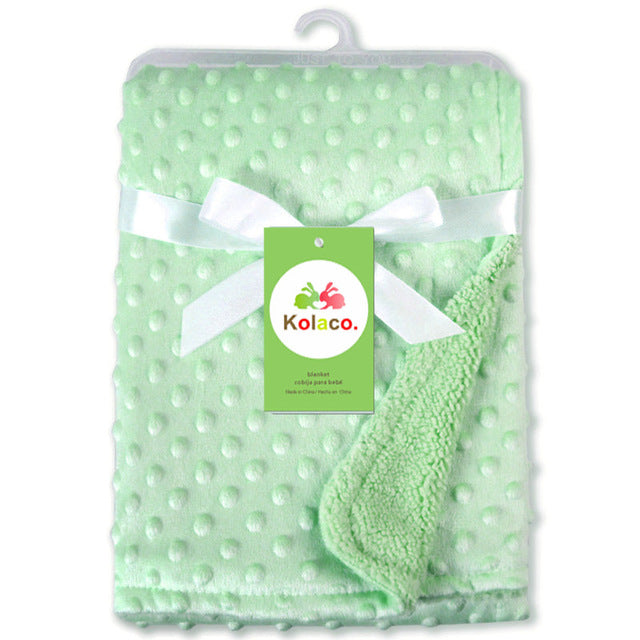 Polar Dot Baby Blanket - All Season Versatile Swaddle And Cover