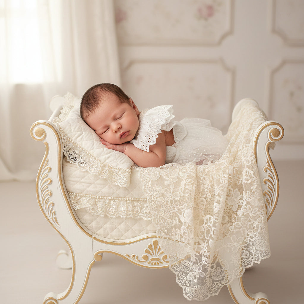 Lace baby jumpsuit