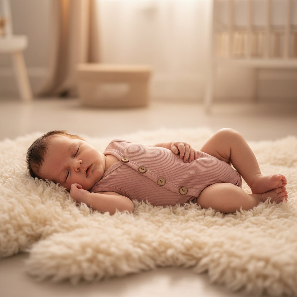 Newborn Baby Solid Bodysuit Kids Clothes Boys Girl Jumpsuit