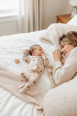 Comfortable Cotton Newborn Clothes Covered Foot Zipper One Piece Romper