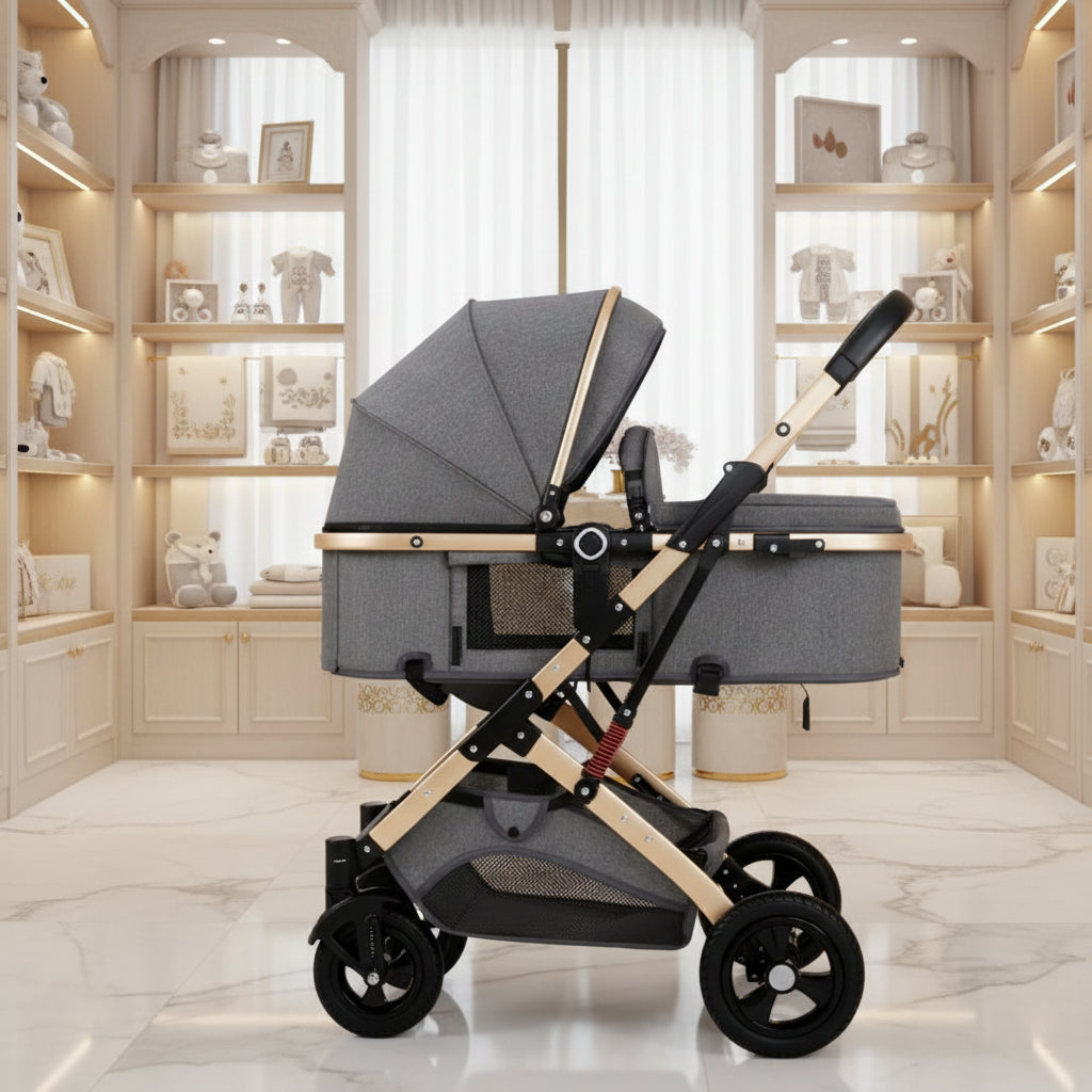 Two Way Newborn Stroller Aluminum Alloy Exclusive Edition