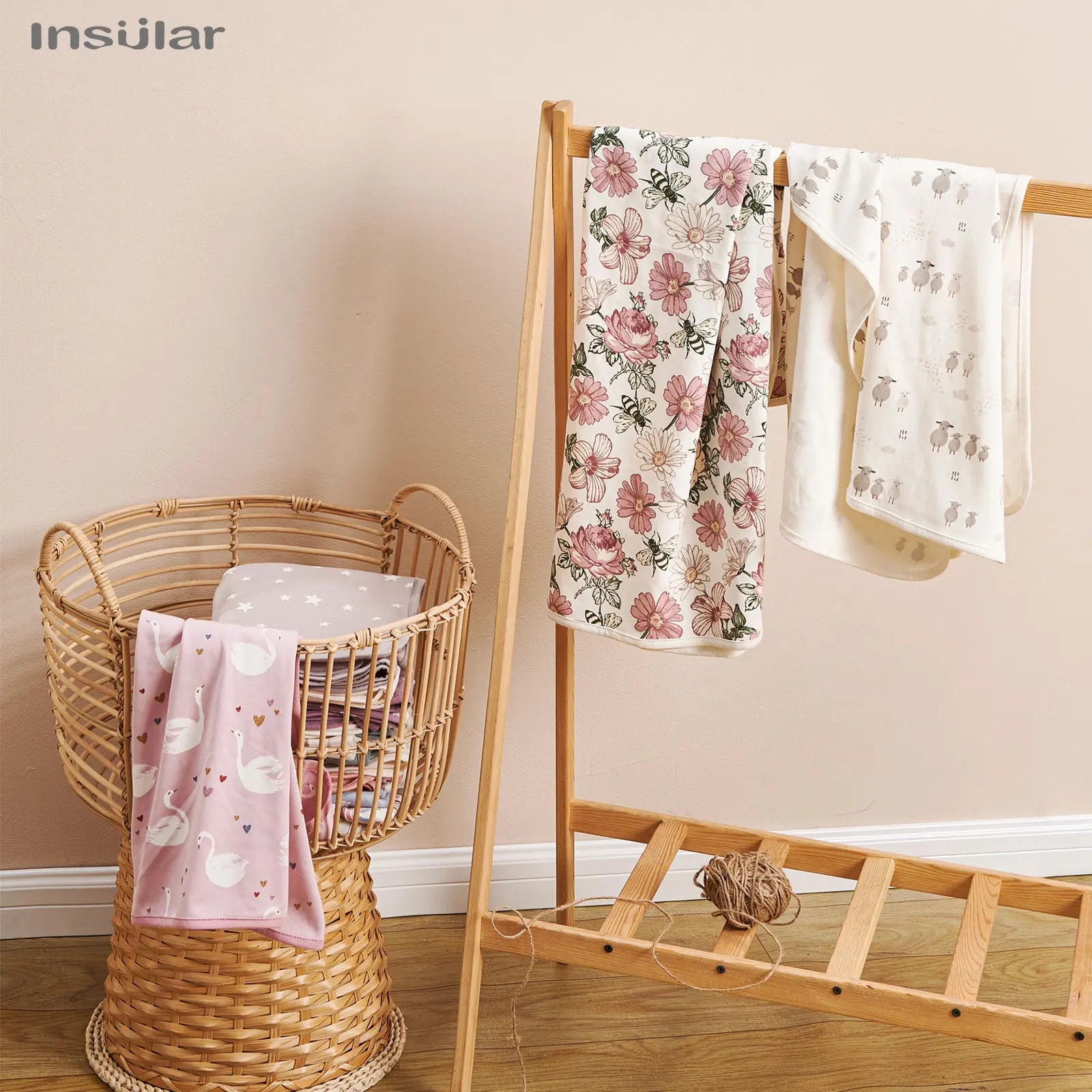 New Baby Newborn Swaddle Soft 100% Cotton Sleep Blanket Baby Blankets Baby Comforter Crib product