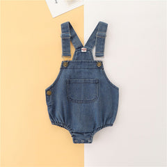 Newborn Jumpsuit Baby Cloth Denim Brace