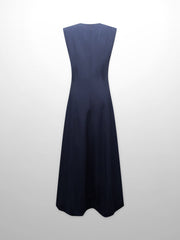 Taffeta Bubble Jumper-Navy