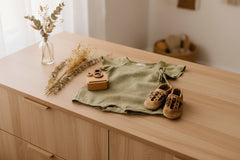 Cotton And Linen Romper Boys Short One-piece Short-sleeved Japanese Kimono