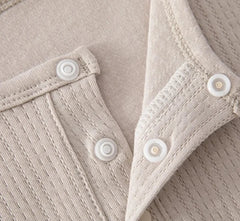 Spring 0-3Y Baby Girls Boys Cotton Pajamas Sets Ribbed Long Sleeve Sleepwear 2pcs Outfits Newborn Nightwear Soft Loungewear
