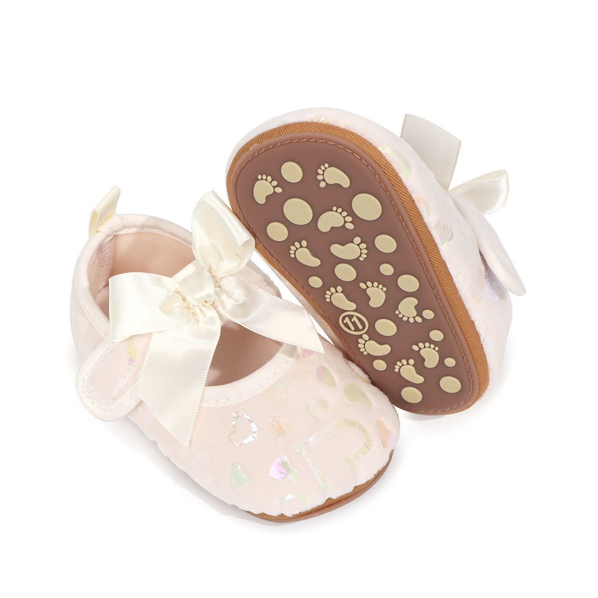 Sweet Newborn Princess Bow-Knot First Walkers