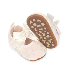Sweet Newborn Princess Bow-Knot First Walkers