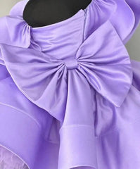 New Children's Purple Evening Princess Ball Gown Girls Fashion Birthday Party Wedding Performance Dress y1301
