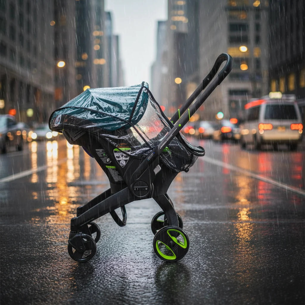 Doona Stroller Rain Cover Thickened Transparent PVC 3 In 1 Accessories