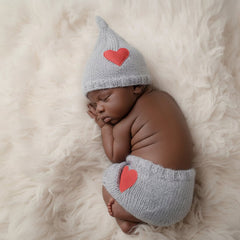 Rod Needle Series Love Wizard Photo Prop - Newborn Handwoven Milk Cotton