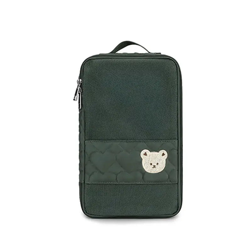Cute Diaper Bag for Stroller Hanging Bag Separate Storage for Baby Clothes and Diapers Travel Change and Washing Storage Bag