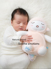 Cloak Man Lamb Toot Baby Plush Doll Newborn Sound And Light Soothing Sleeping Toys