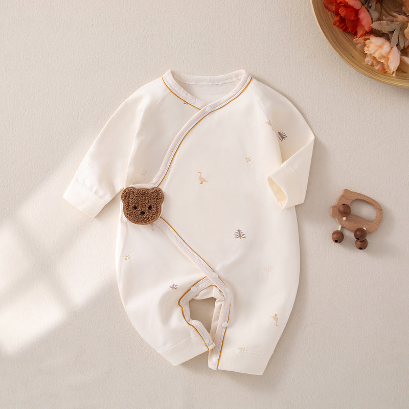 Newborn Jumpsuit Baby Butterfly Clothes Boneless Romper