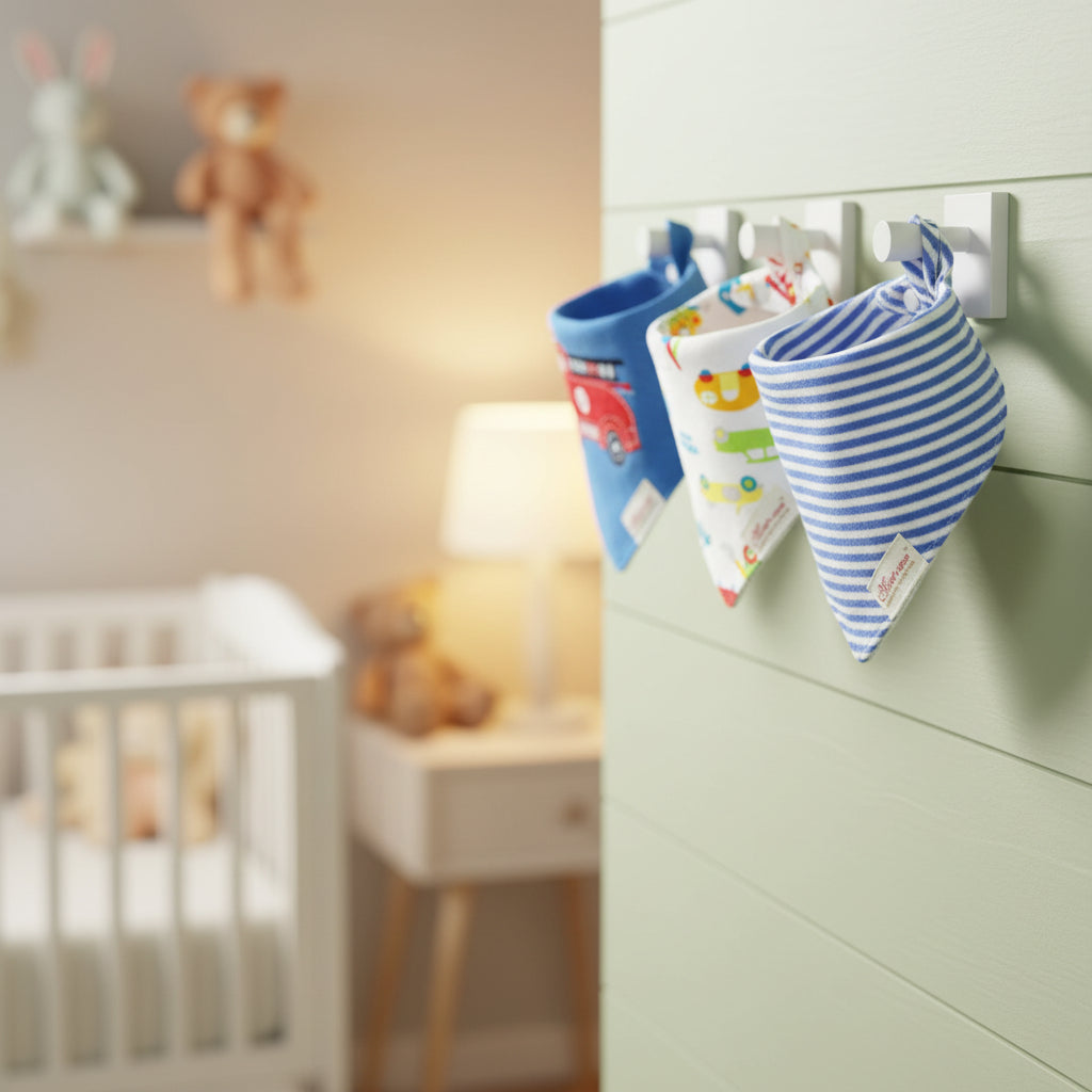 Cotton Baby Double Triangle Bibs 3 Pack Exclusive Edition