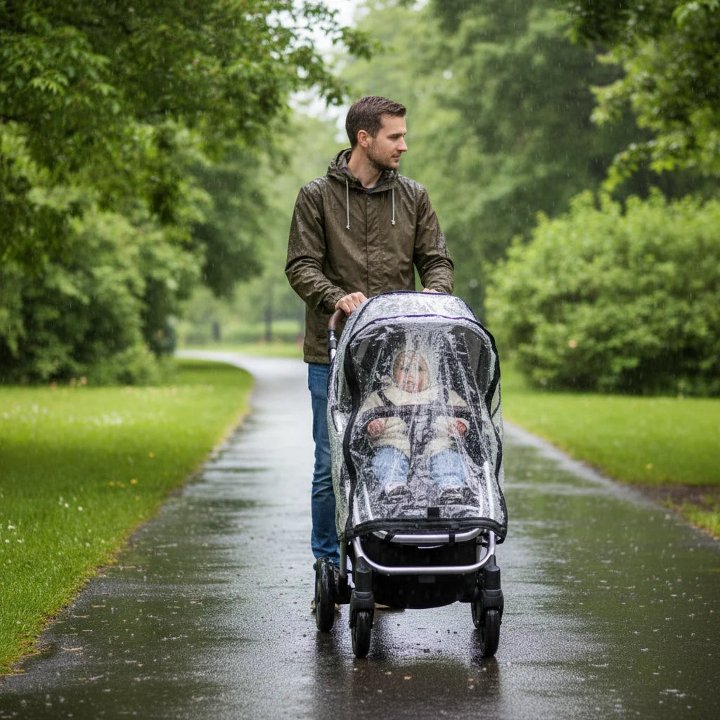 Doona Stroller Rain Cover Thickened Transparent PVC 3 In 1 Accessories