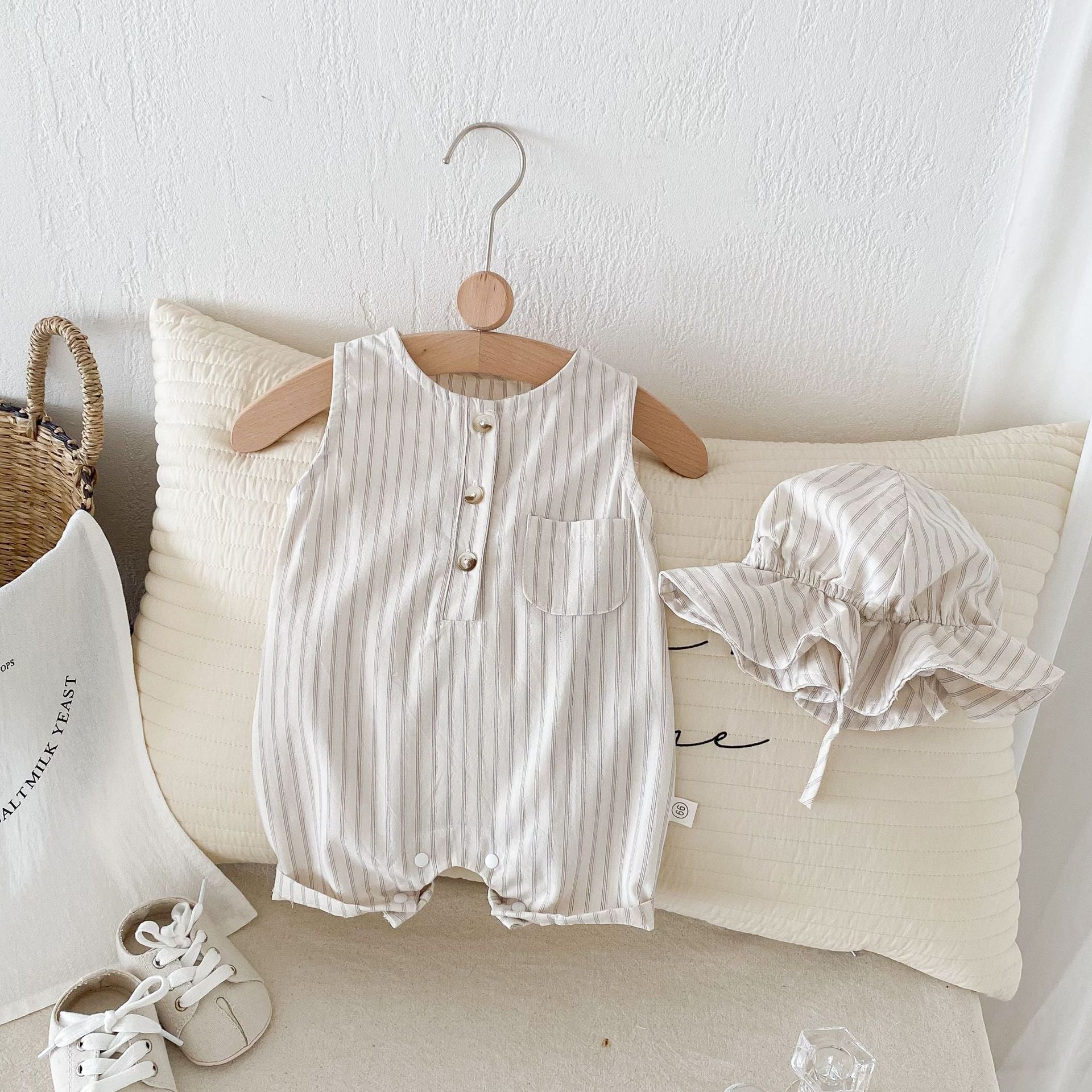 Sleeveless Romper Newborn Summer Children's Vest Romper