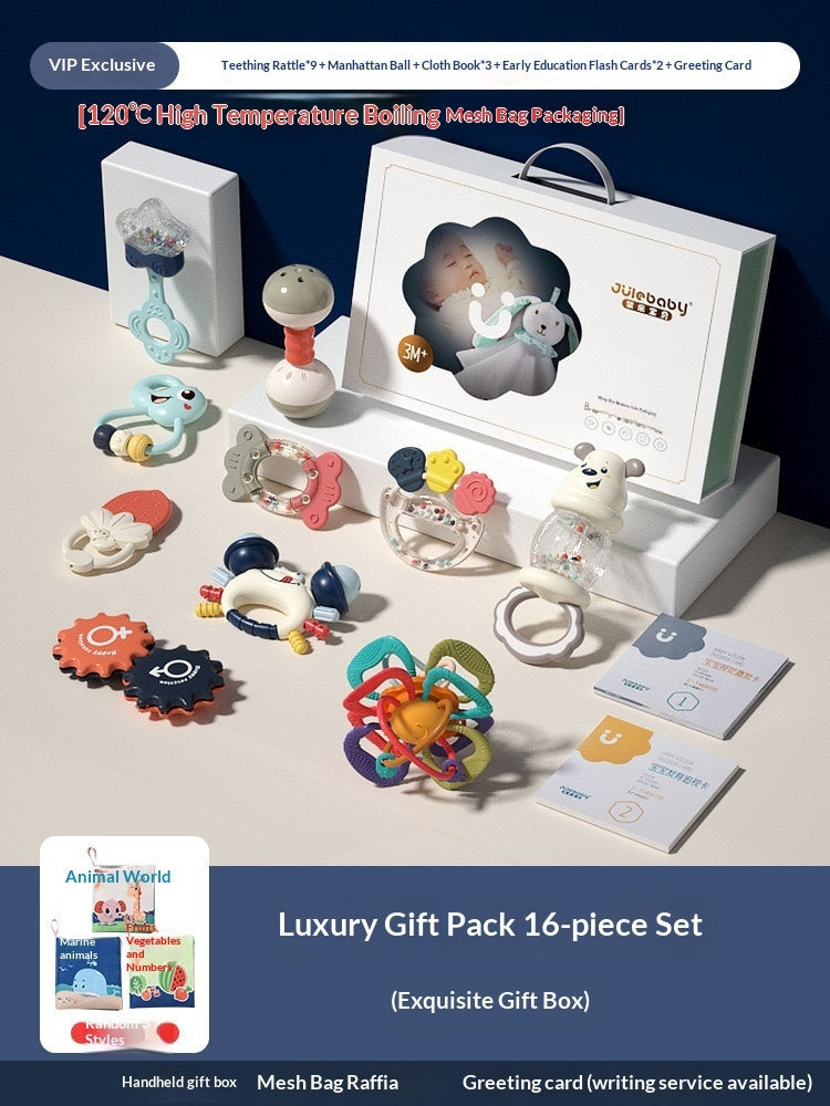 Baby Soothing Rattle Gift Box Toy