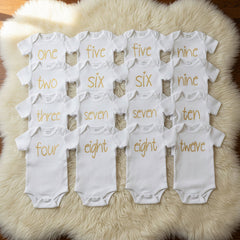 Fine Cotton Baby One Piece Romper Luxe Collection Limited Edition