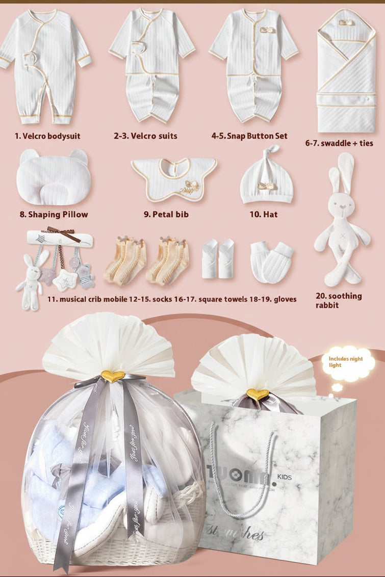 Organic Cotton Newborn Gift Box Set Limited Edition