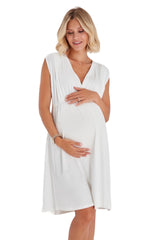 Sleep Well Maternity/Nursing Nightgown & Robe Set