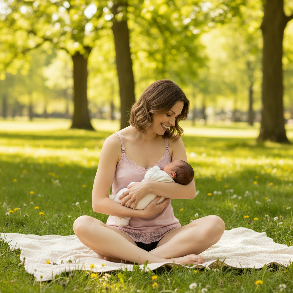 Pregnancy Pregnant Woman Breastfeeding Cotton Camisole With Chest Pad