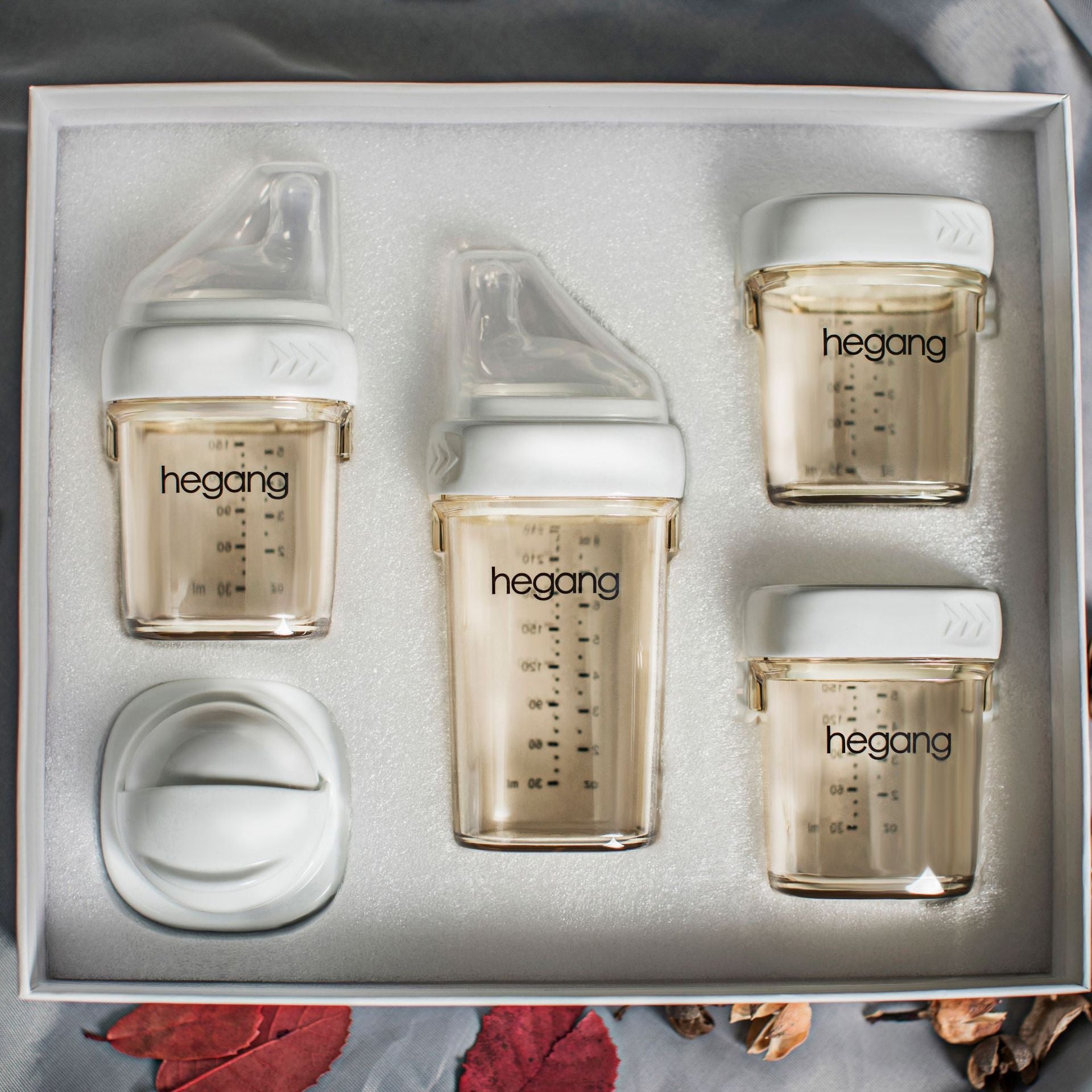 BabyBright Newborn Bottle Set - With Handles Multicolor PPSU Bottles