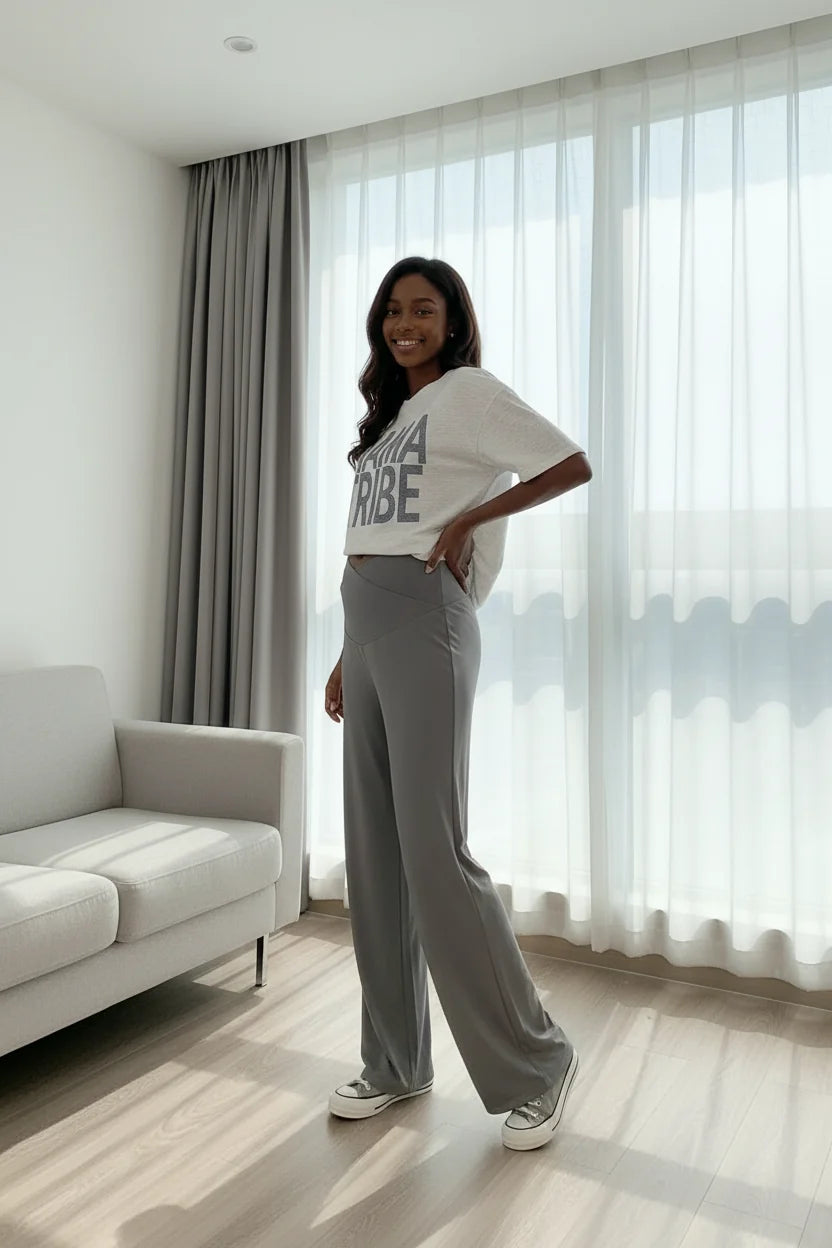 Maternity Straight Pants Cool Cotton Limited Collection