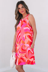 Bridget Abstract Floral Mini Dress