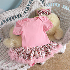 The Newest Baby In Summer, 0-12 Months Cartoon Pattern, Lovely Ha Dress, Climbing Dress
