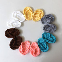 Newborn Photography Props Knitted Small Slippers
