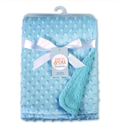 Polar Dot Baby Blanket - All Season Versatile Swaddle And Cover