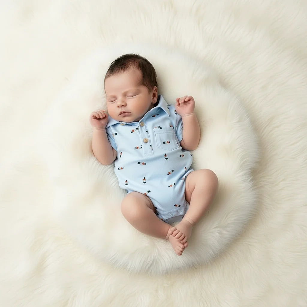 Zoetopkid Soft Cotton Romper Limited Edition Button Details