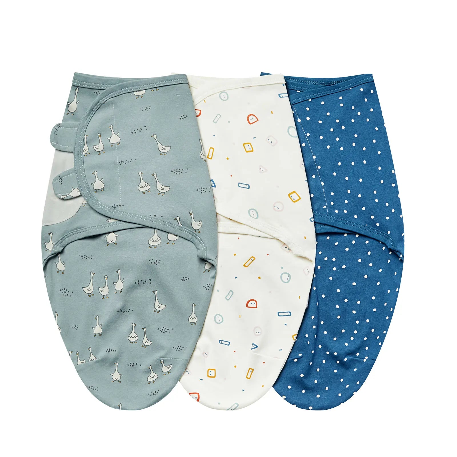 Baby Sleeping Bag Newborn Swaddle Envelope Cocoon Wrap Swaddle Soft 100% Cotton Sleep Blanket Baby Blankets Autumn Three-piece