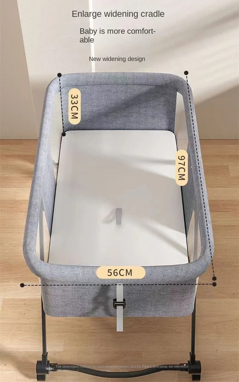 Portable Bassinet Cover with Mosquito Net Bassinet Bedside Sleeper Crib Tent for Toddler for Baby Crib to Keep Cats/Bugs Out