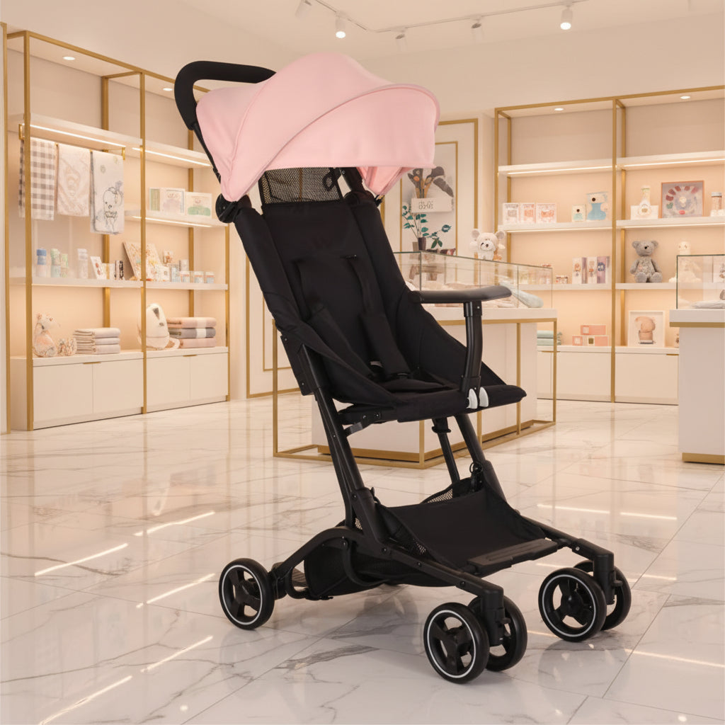 Portable Lightweight Travel Stroller for Babies and Toddlers Lie Flat Seat