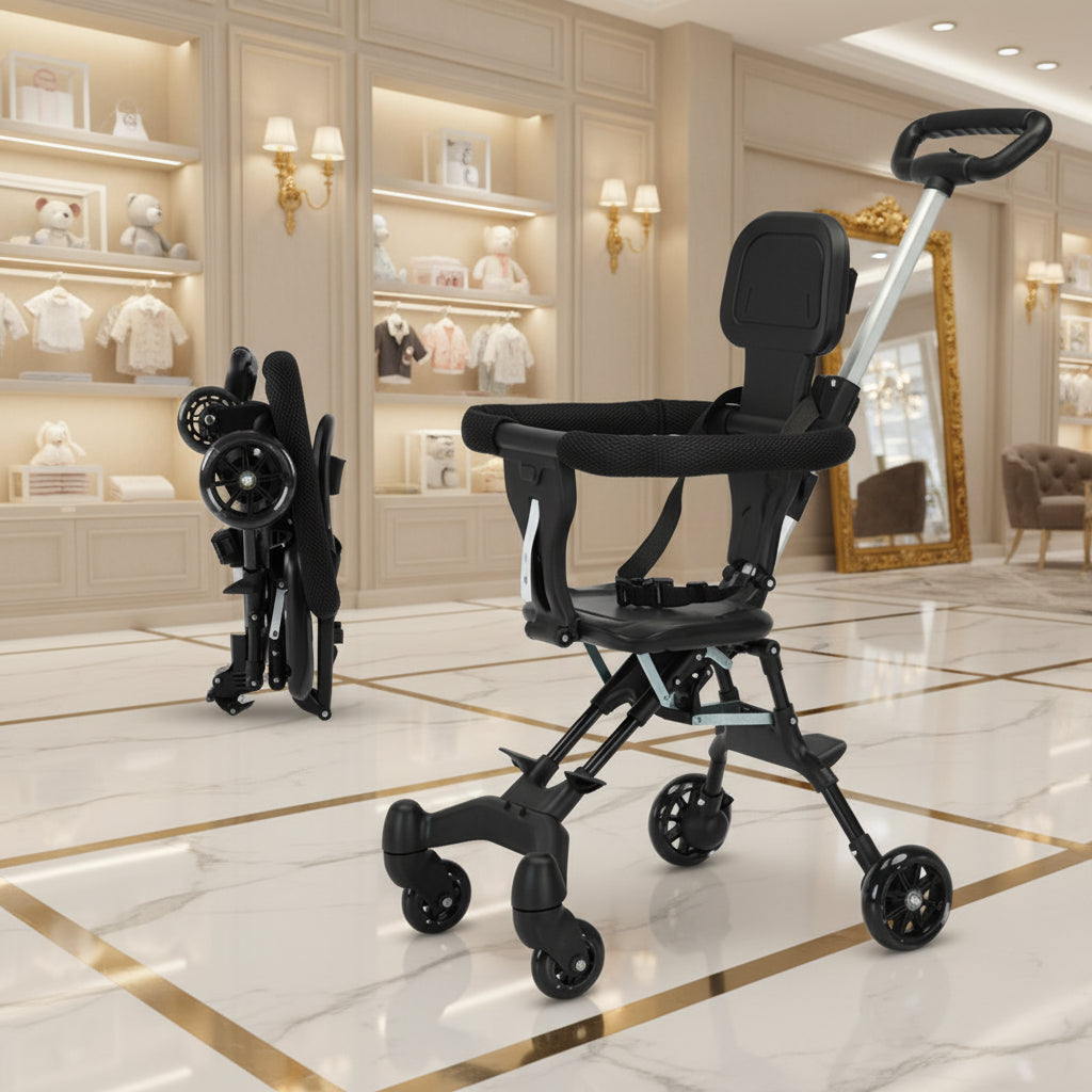 Foldable Baby Stroller Sunshade Pram Pushchair Travel Buggy Travel System