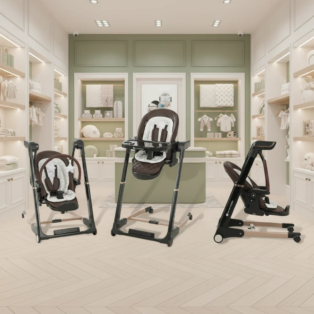 KIDILO Lux Edition Exclusive Electric Highchair Rocker