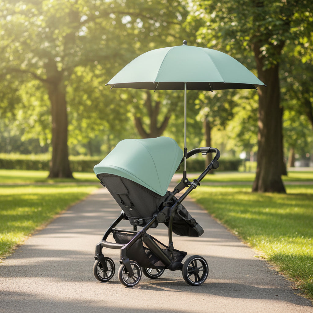 JURZEE LAKY - UV Proof Sturdy 8 Rib Iron Frame For All Strollers