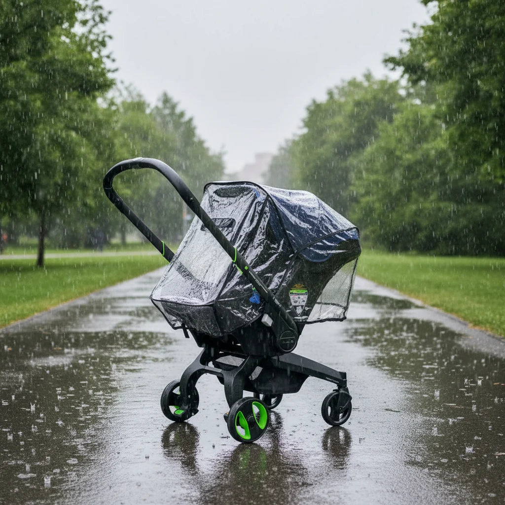 Doona Stroller Rain Cover Thickened Transparent PVC 3 In 1 Accessories