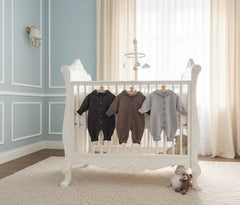 Infants Baby Spring And Autumn Knitted Jumpsuit South Korea