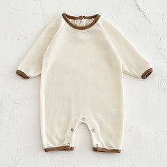 Newborn Rompers Baby Waffle Short Sleeve Rompers