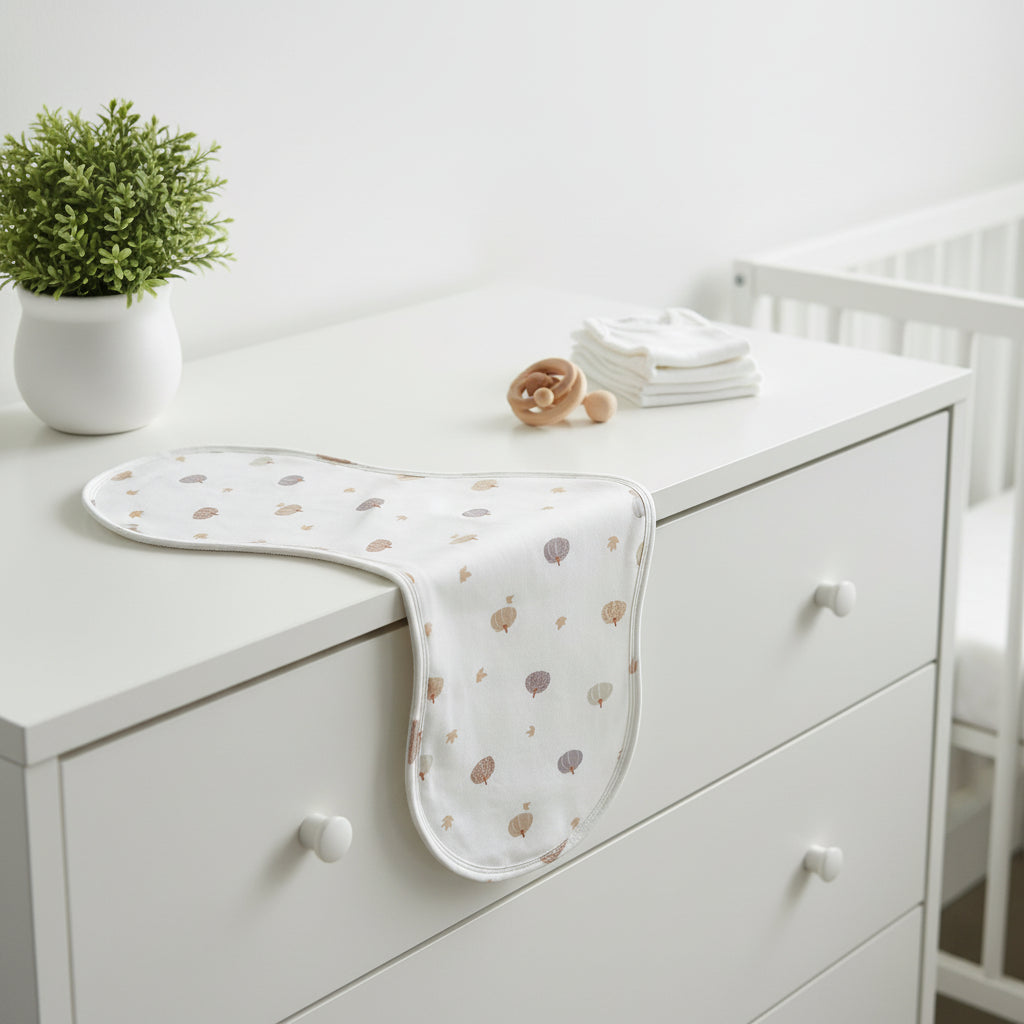 Pure Cotton Burp Cloth Drool Bib Elite Extra Thick