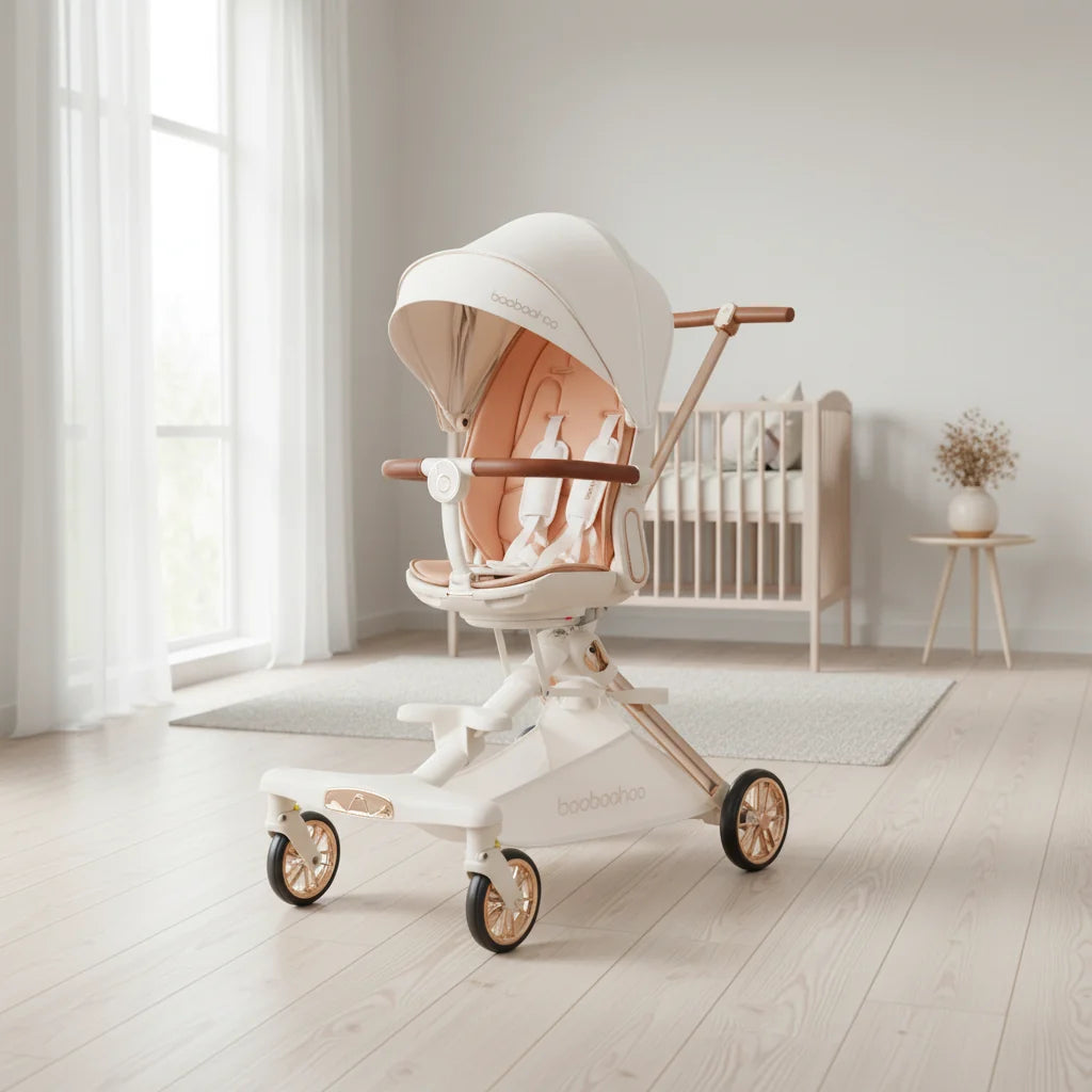 V16 Lightweight Baby Walker Stroller Two Way Seat Lie Down Folding Landscape