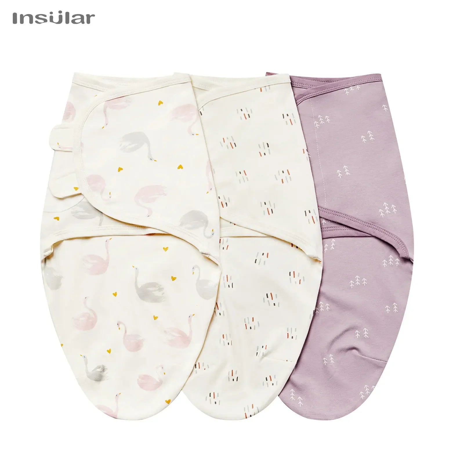 Baby Sleeping Bag Newborn Swaddle Envelope Cocoon Wrap Swaddle Soft 100% Cotton Sleep Blanket Baby Blankets Autumn Three-piece